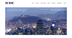 Desktop Screenshot of icisc.org